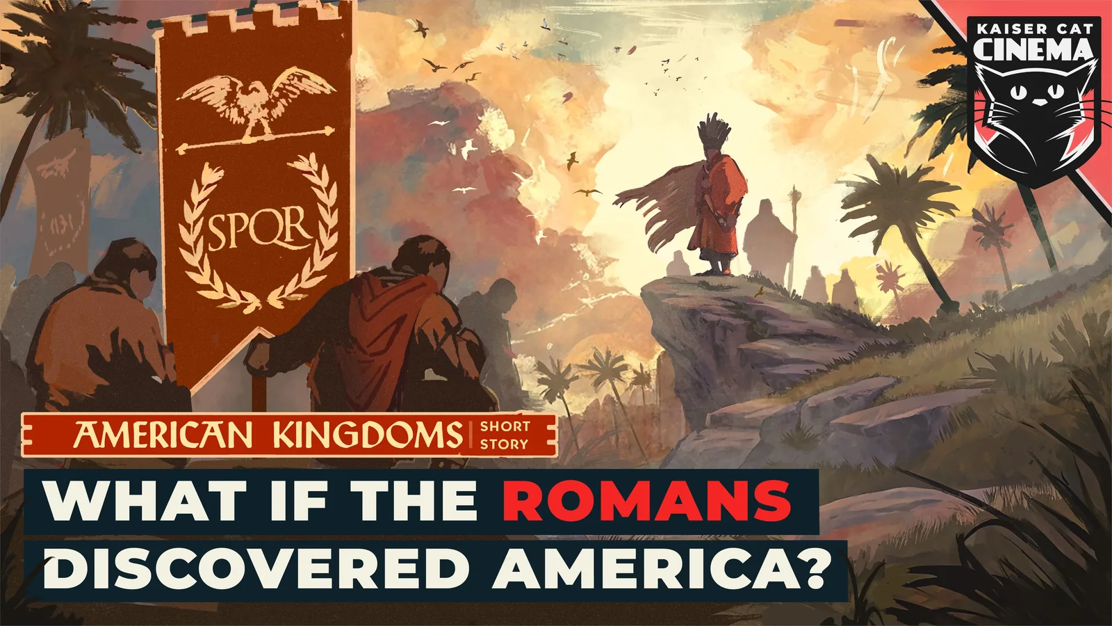 American Kingdoms example: What if the Romans discovered America video artwork